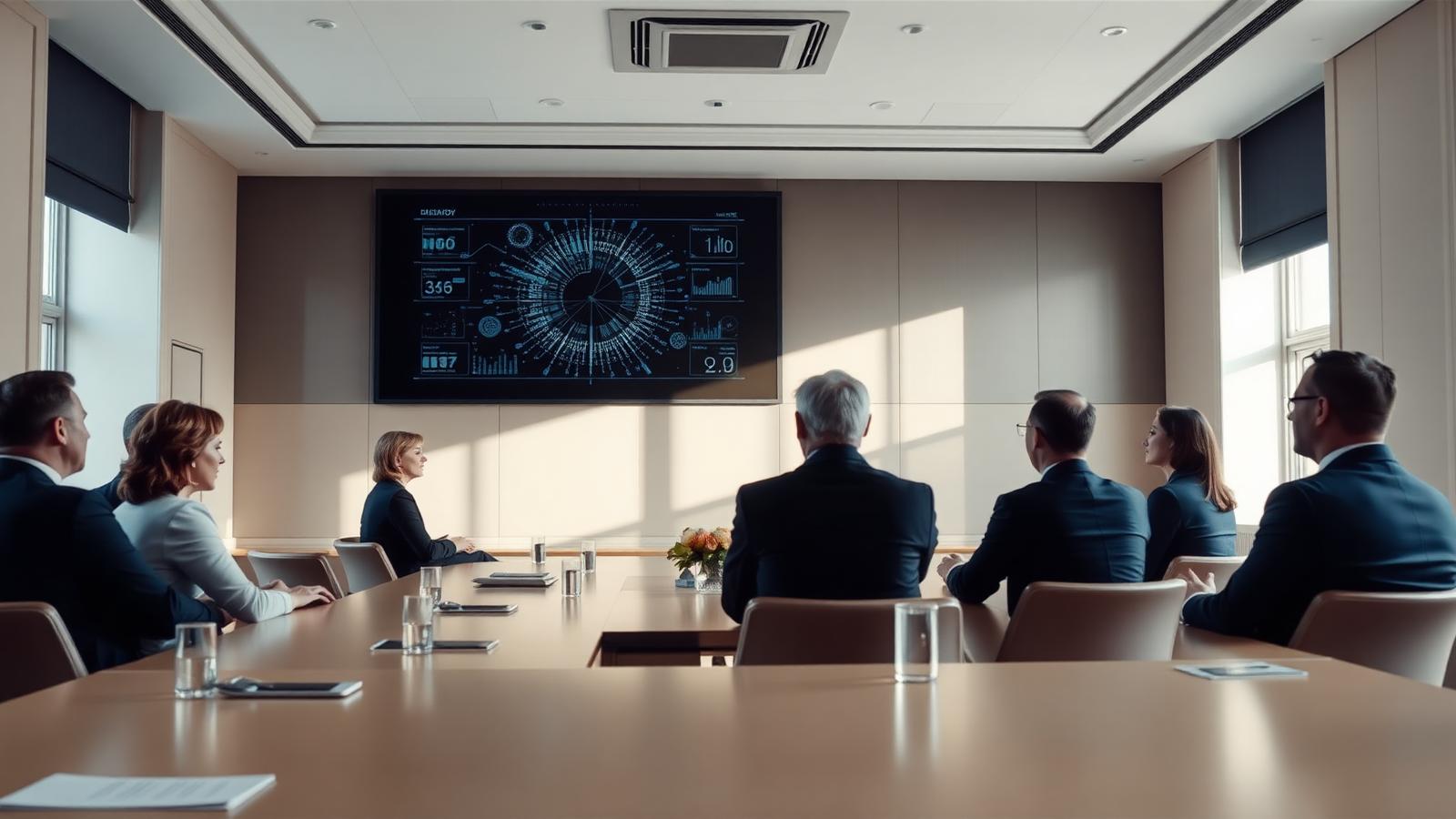 A technology delivery team preparing documentation ahead of a UK enterprise procurement review